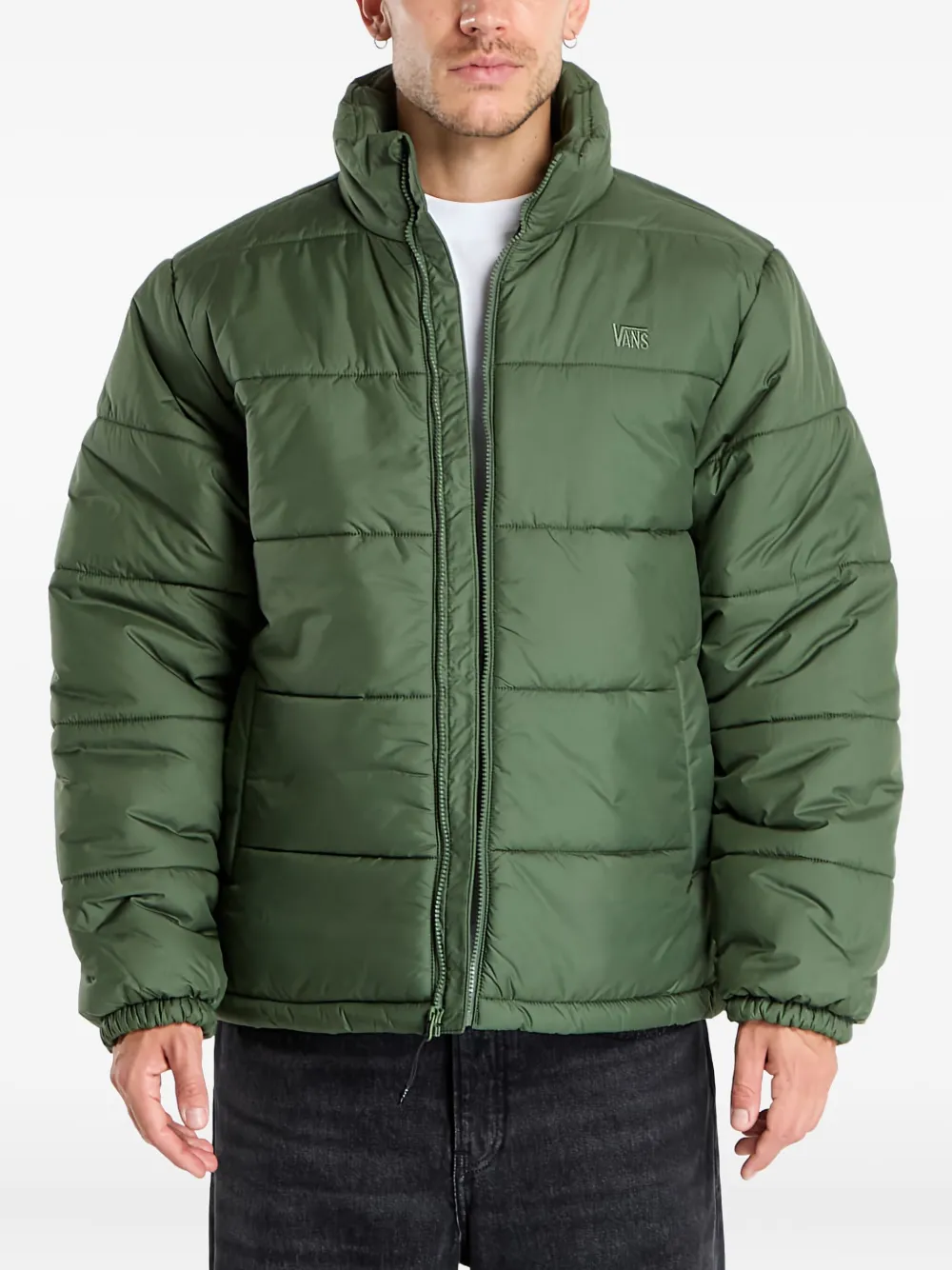 Vans Hillgate zip-up puffer jacket | grøn | Image 1