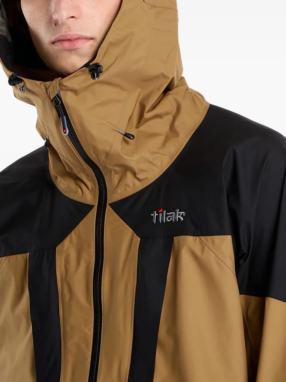 Tilak Stinger Paclite® Hooded Zip-up Jacket In Brown