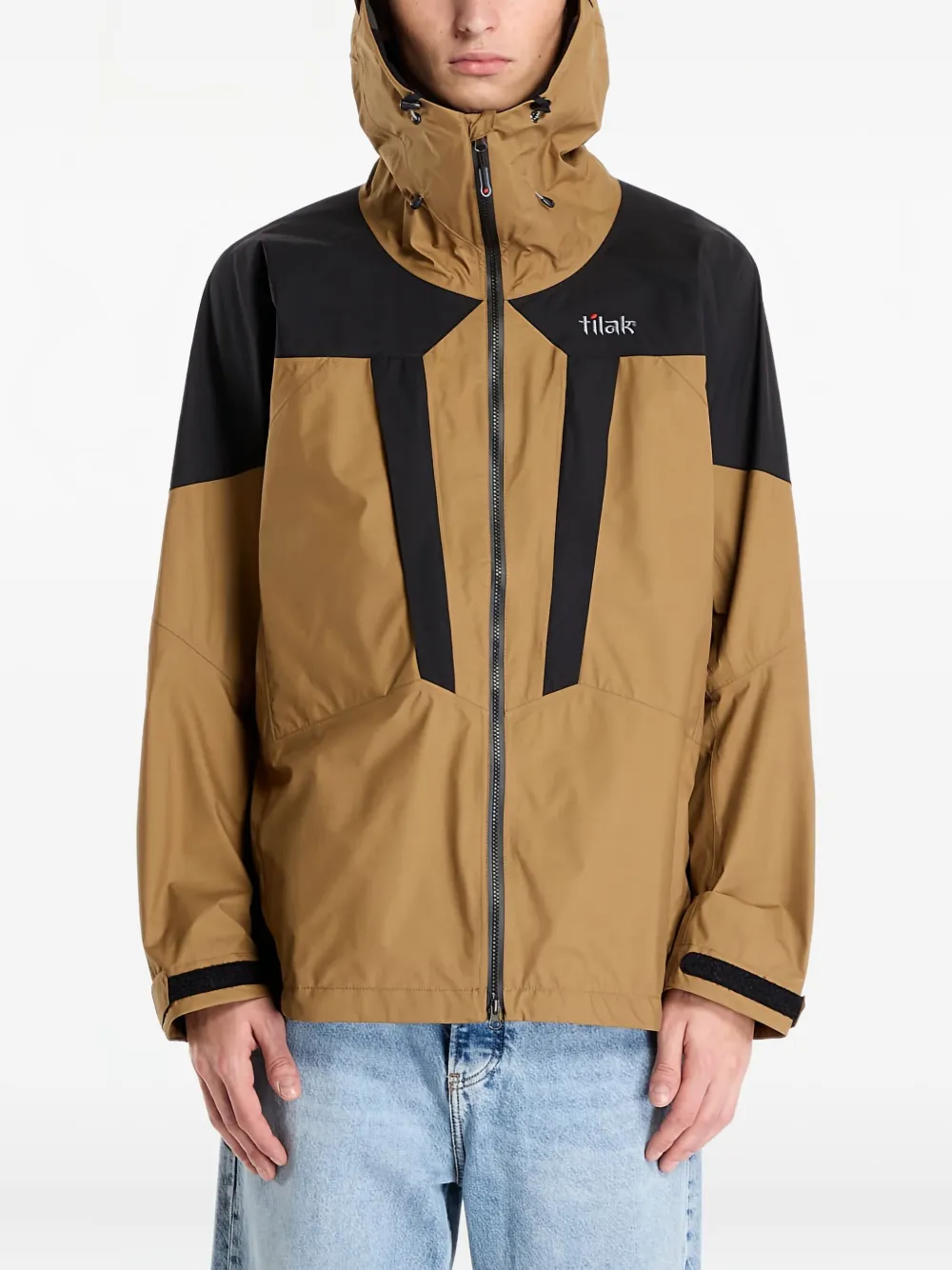 Tilak Stinger Paclite® hooded zip-up jacket | Brown | Image 1