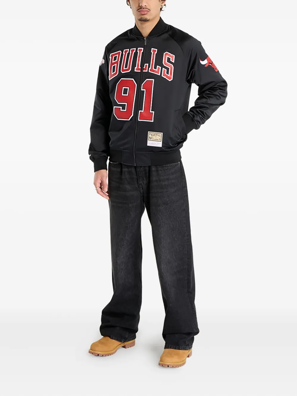 Mitchell & Ness Dennis Rodman Chicago Bulls jacket | Bomber Jackets | Image 2