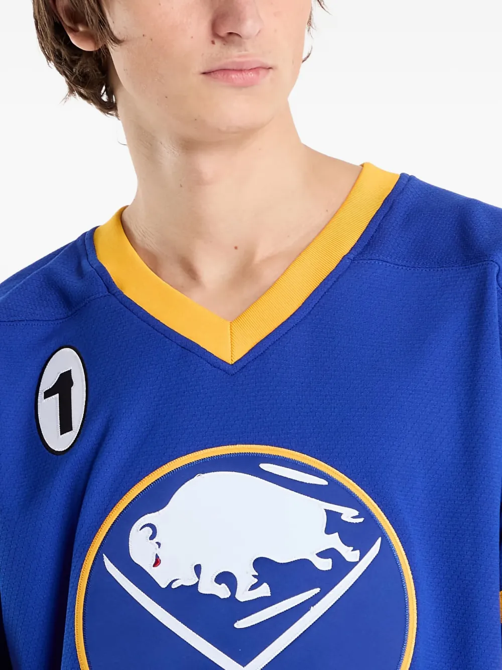 Mitchell & Ness Dominik Hasek Buffalo Sabres T-shirt In Blue