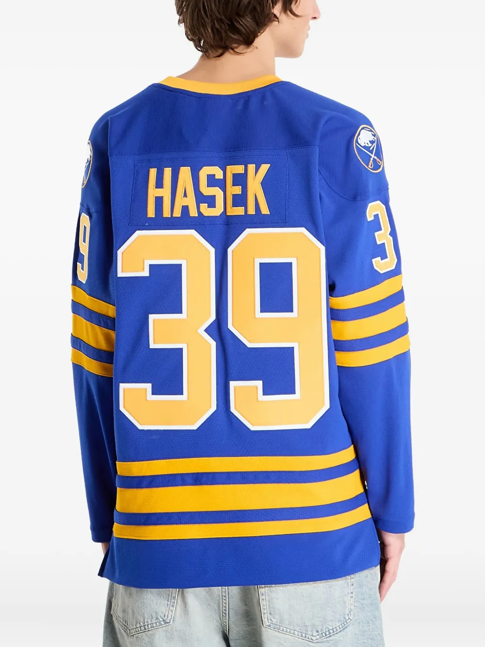 Mitchell & Ness Dominik Hasek Buffalo Sabres T-shirt In Blue