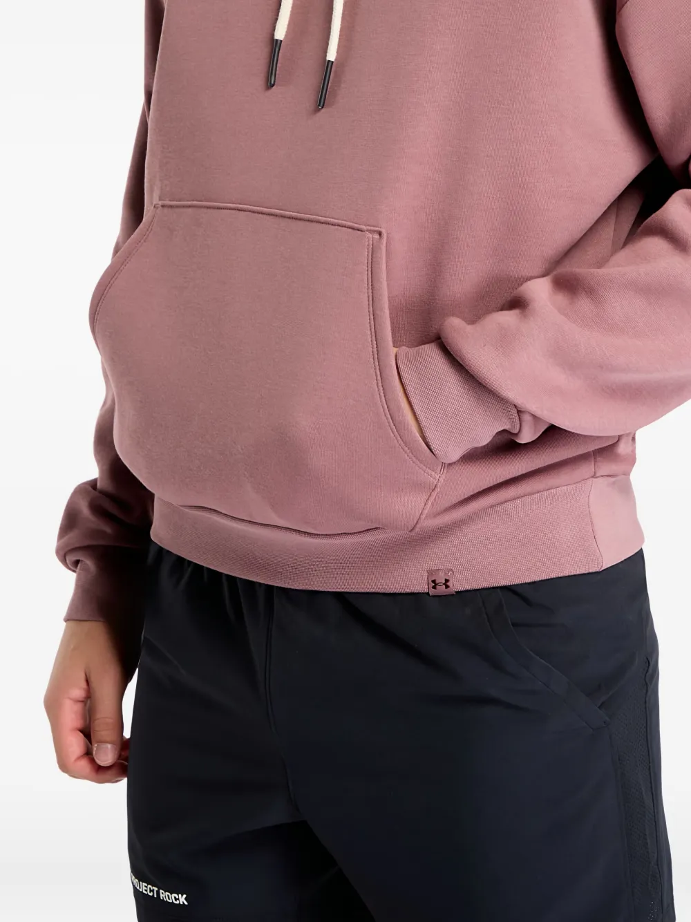 Under Armour Project Rock Icon Hoodie In Pink