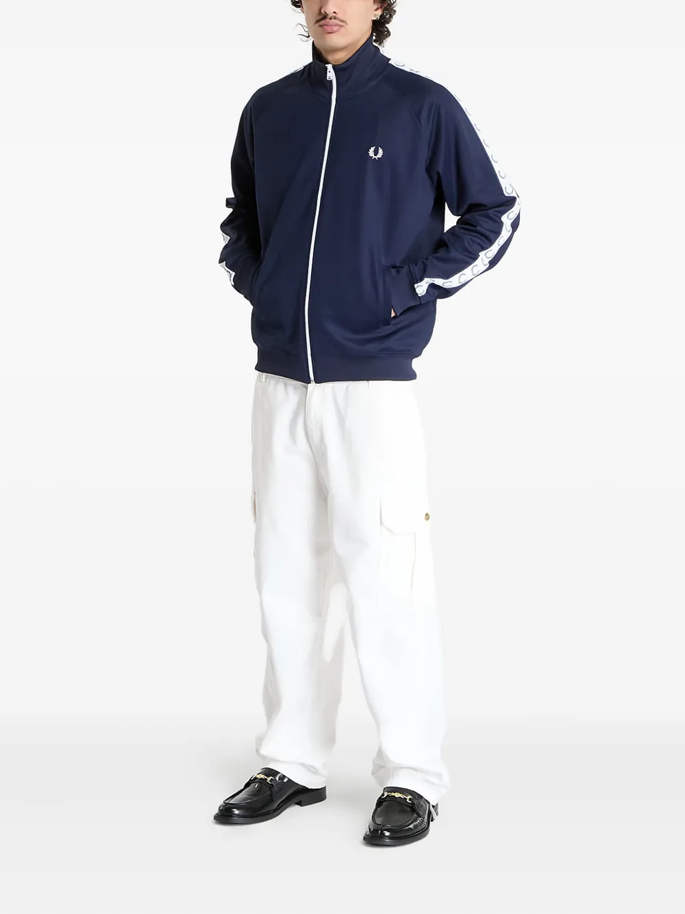 Fred Perry logo-tape track jacket | Sport Jackets & Windbreakers | Image 2
