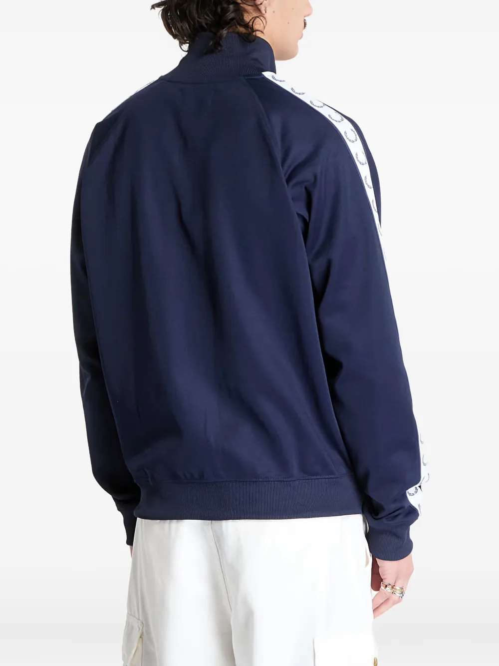 Fred Perry Trainingsjack met logoband Blauw