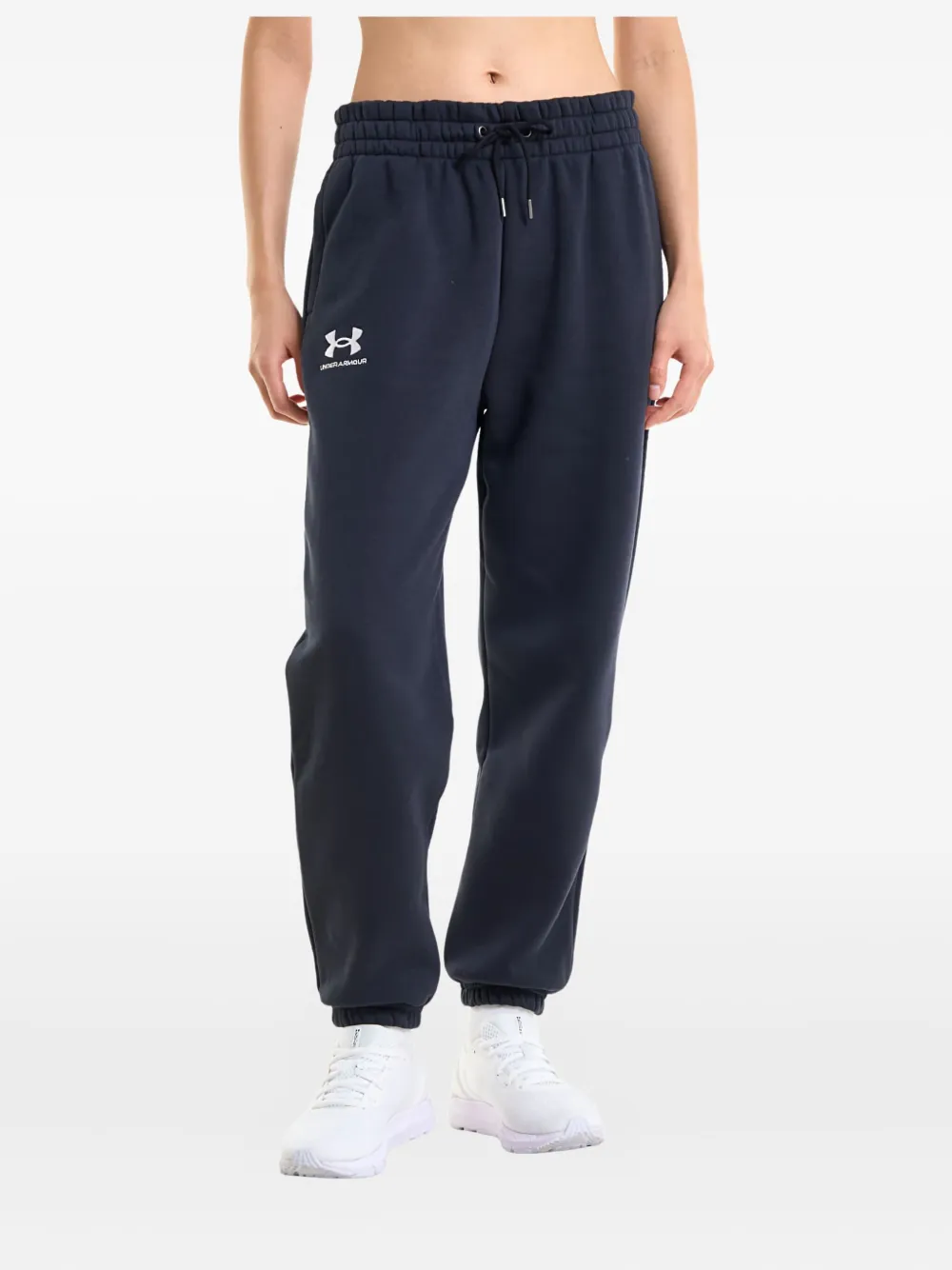Under Armour Logo Track Pants In Black