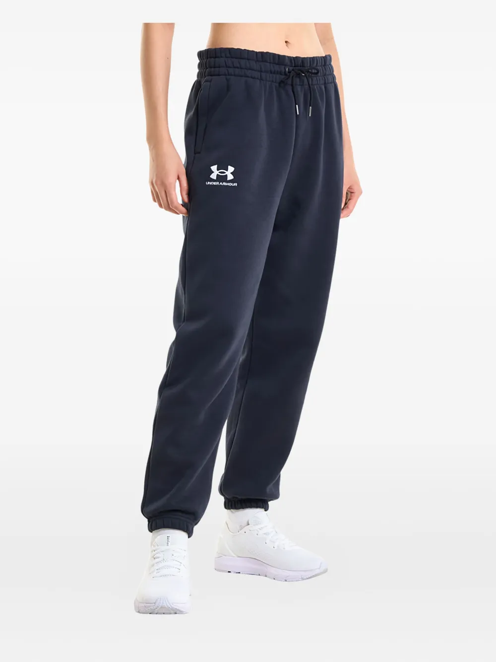 Under Armour Logo Track Pants In Black