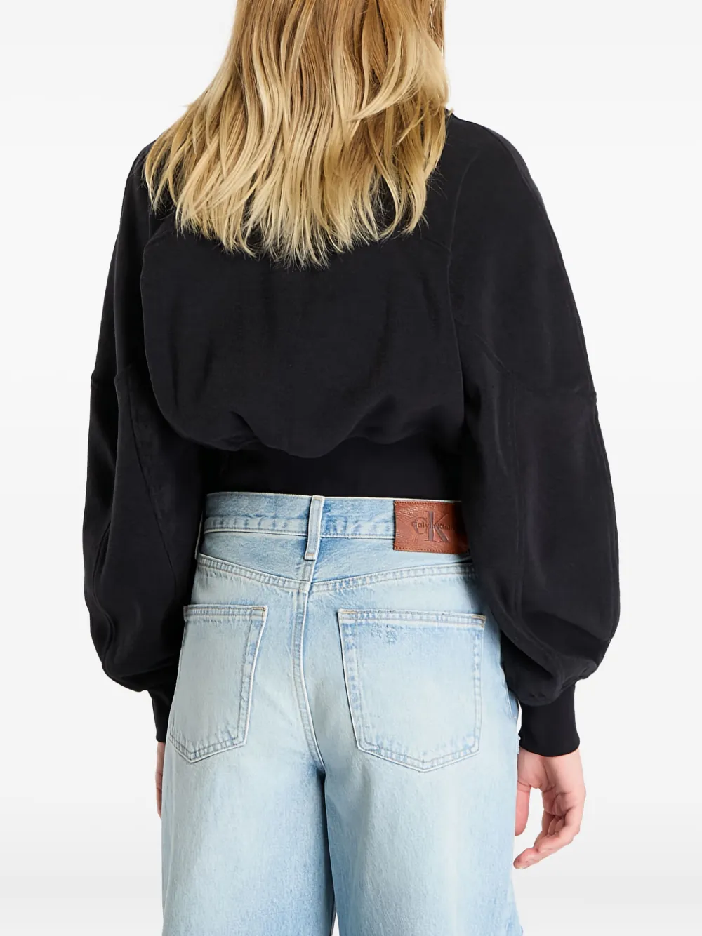 Jordan Quarter-zip Flight Fleece Top In Black