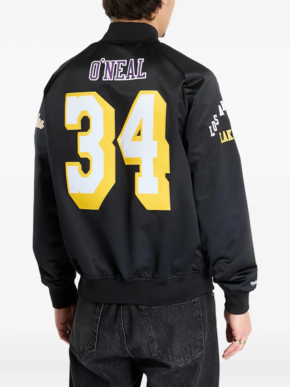 Mitchell & Ness NBA Los Angeles Lakers Shaquille O'Neal bomber jacket Zwart