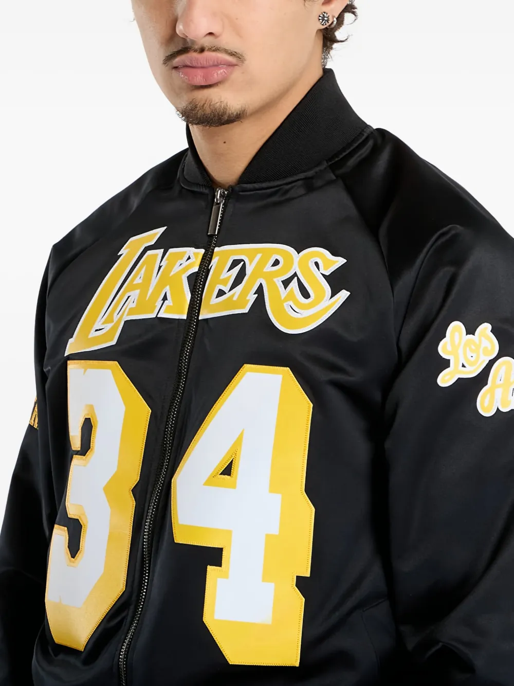 Mitchell & Ness NBA Los Angeles Lakers Shaquille O'Neal bomber jacket Zwart