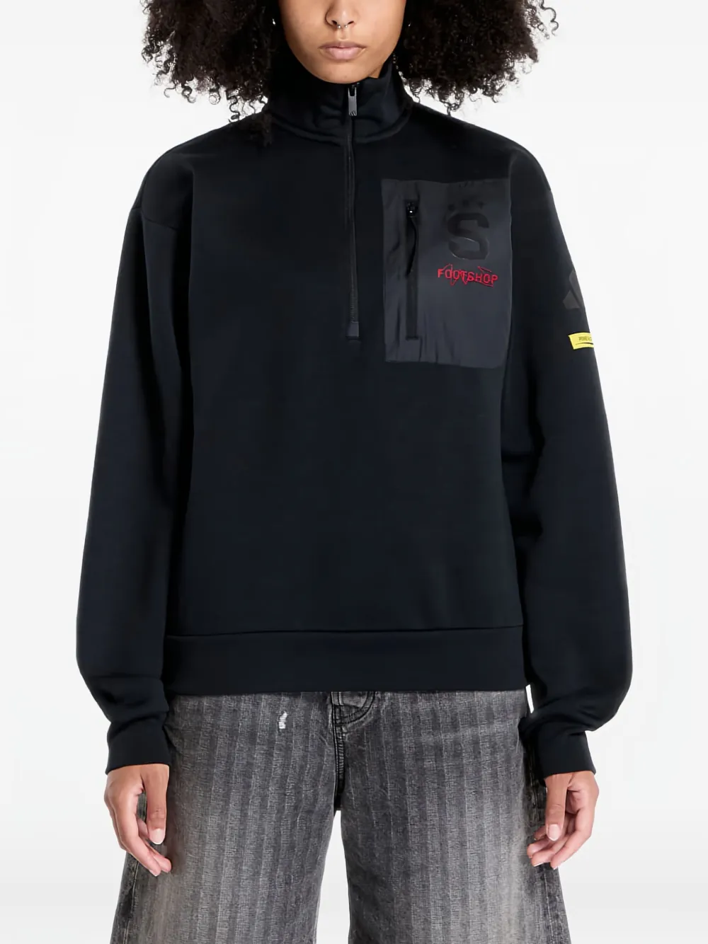 Adidas Originals X Footshop X Sparta Logo-print Sweatshirt In Blue