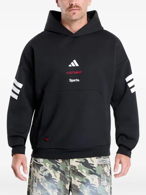 adidas hoodie con motivo de rayas en colaboración con Footshop x Sparta