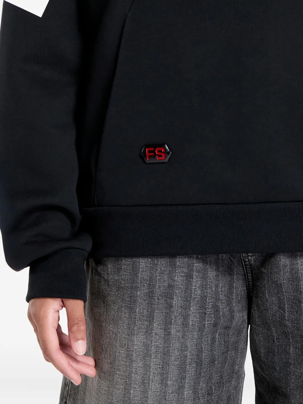 Adidas Originals X Footshop X Sparta Stripes Hoodie In Black