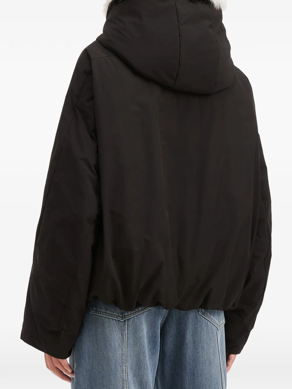tout a coup Jack met capuchon Zwart