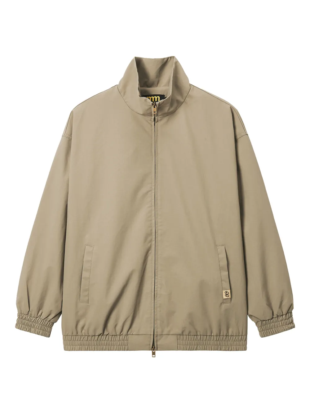 Mini Cream Giacca a collo alto con zip - Toni neutri