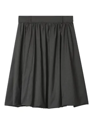 Patou Pleated Mini Skirt | Green | FARFETCH PH
