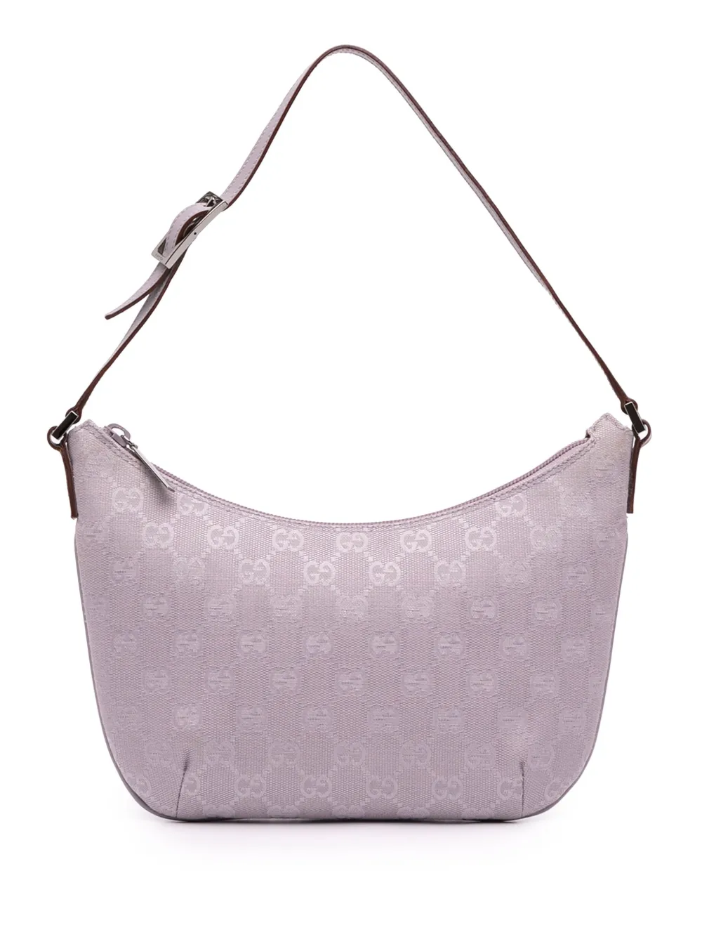 Pre-owned Gucci 2000-2015 Gg Canvas Shoulder Bag In Purple