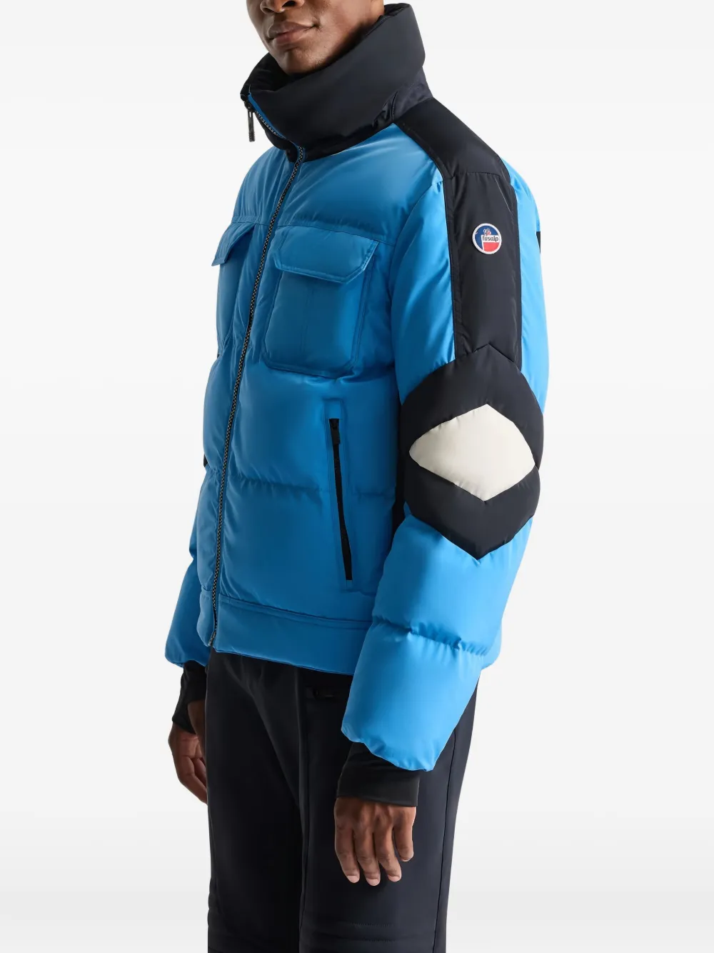 Fusalp Bottrix Colourblock Ski Jacket In Blue