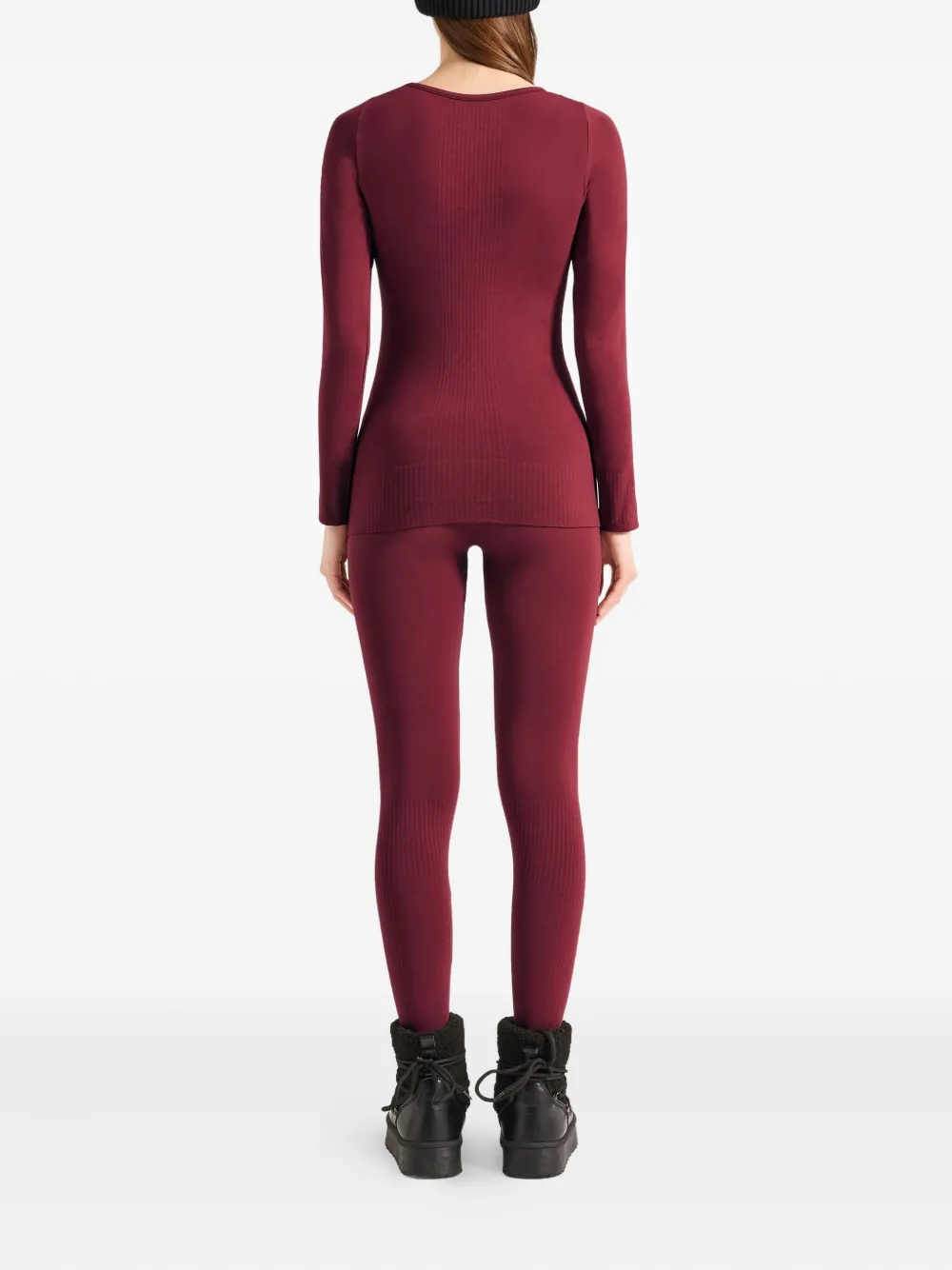 Fusalp Troop Round-neck Ski Top In Red