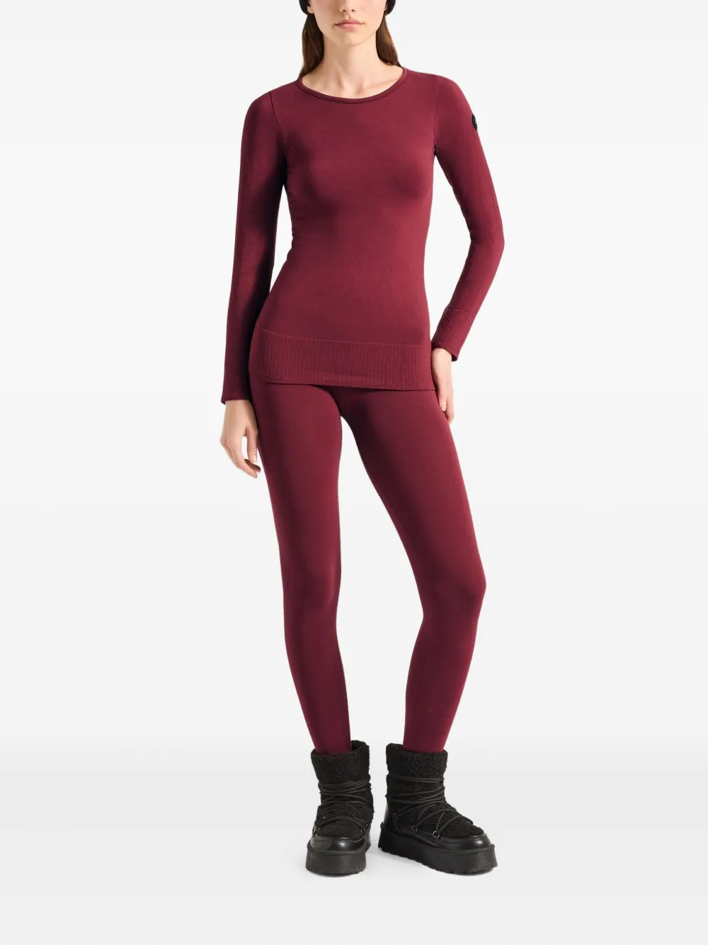 Fusalp Troop Round-neck Ski Top In Red