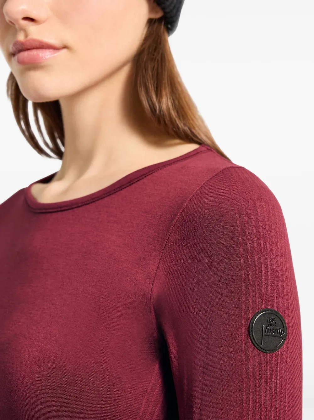 Fusalp Troop Round-neck Ski Top In Red