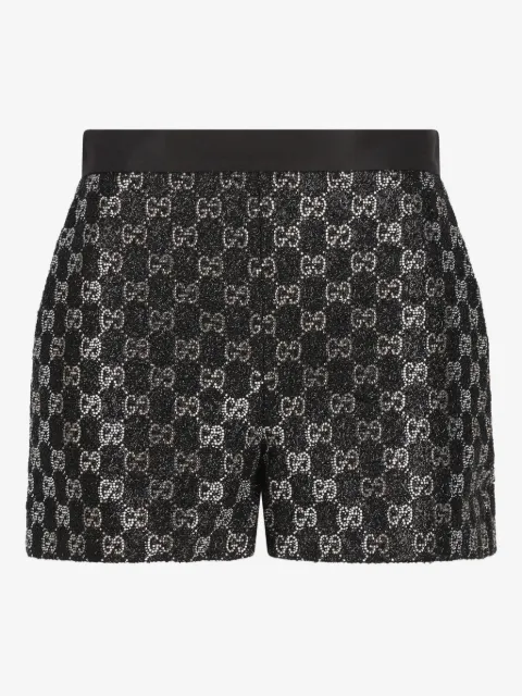 Gucci logo-patterned shorts