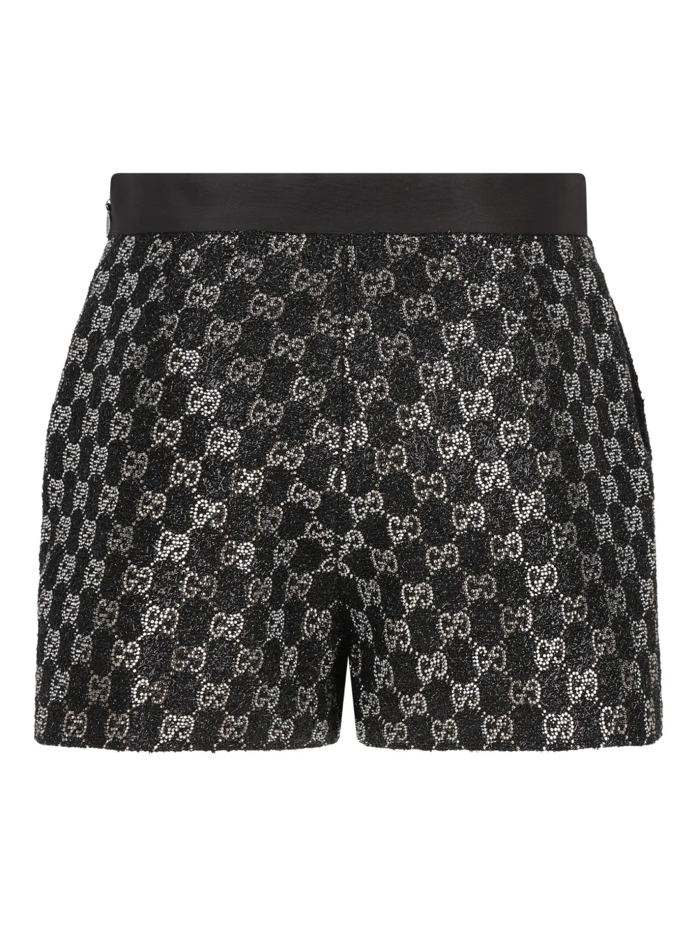  Gucci Logo-patterned Shorts - Black 