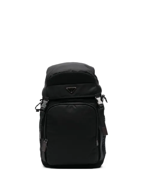 Prada buckle-drawstring backpack