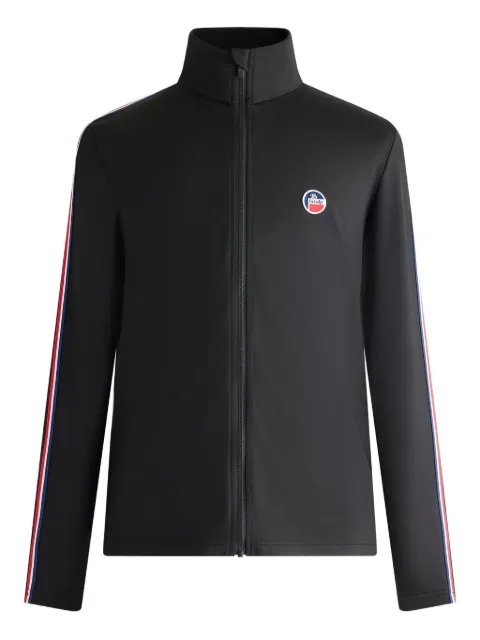 Fusalp Mariozip striped-sleeve sweatshirt