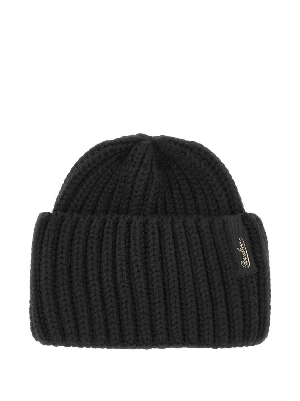 Borsalino Wool Beanie Hat In Black