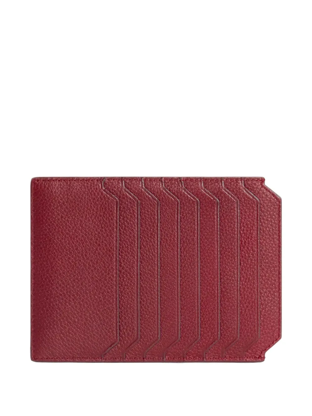 Santoni cardholder wallet - レッド Santoni cardholder wallet - レッド