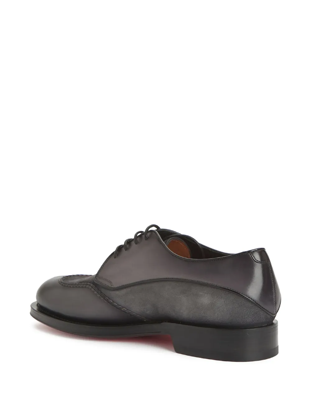 Santoni Colin suede-panel Derby shoes | Derby Shoes | Image 2