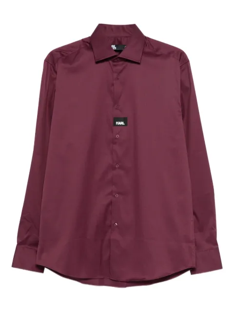 Karl Lagerfeld logo-motif shirt