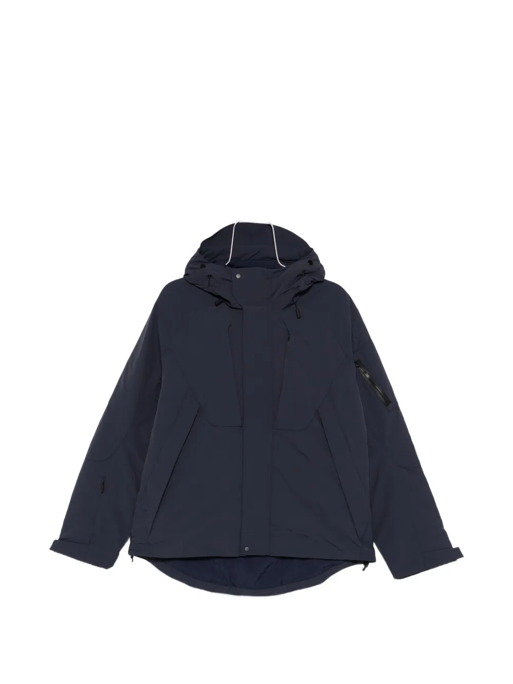 JG1 zip-up hooded jacket - Blu