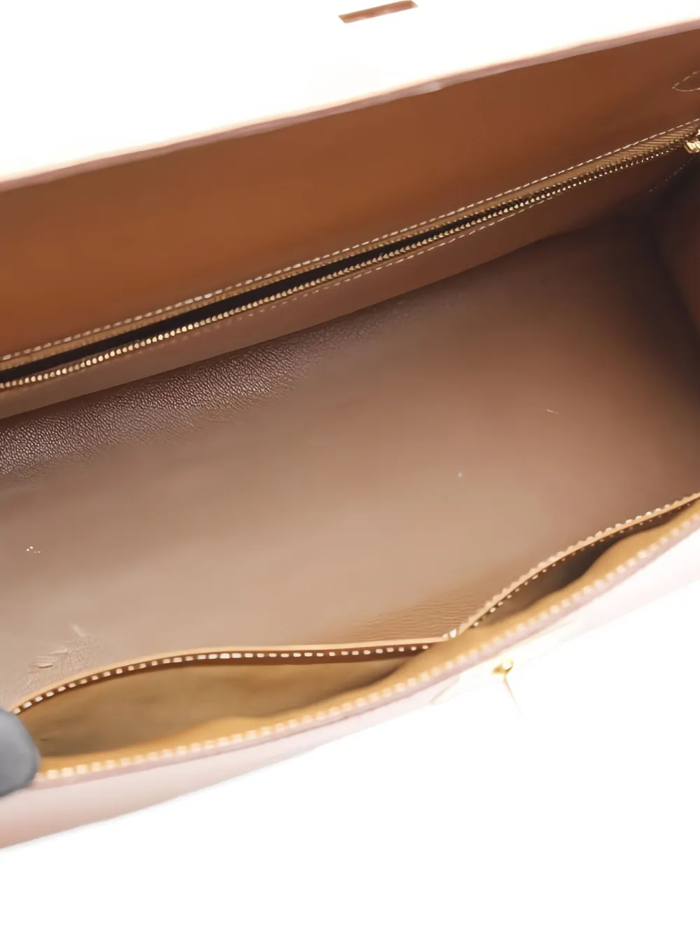 Pre-owned Hermes 1993 Kelly 32 Tote Bag In Brown