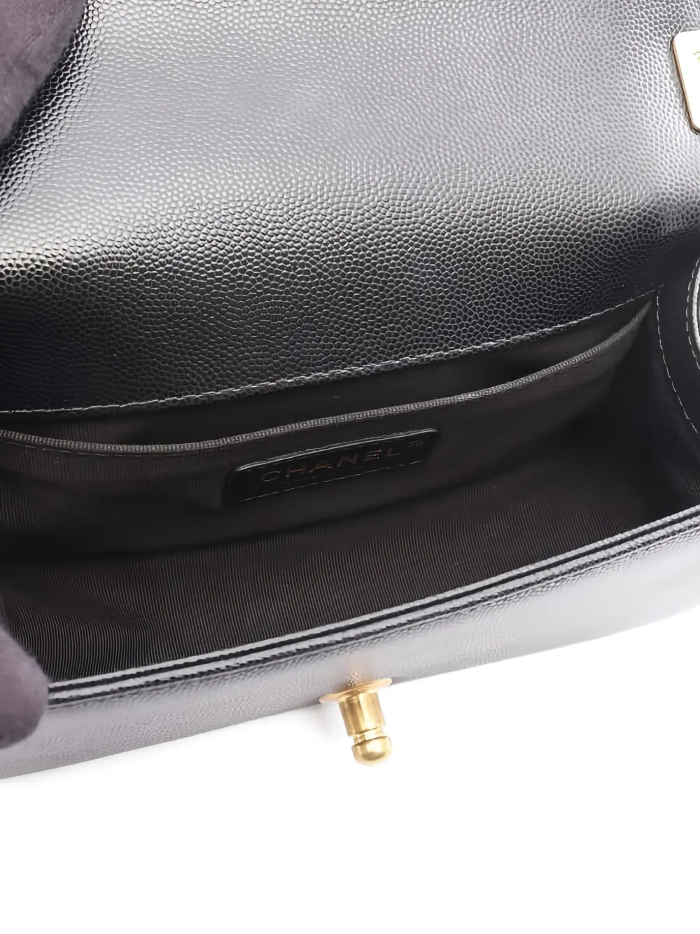 CHANEL Pre-owned 2021s Small Boy Shoulder Bag In Black