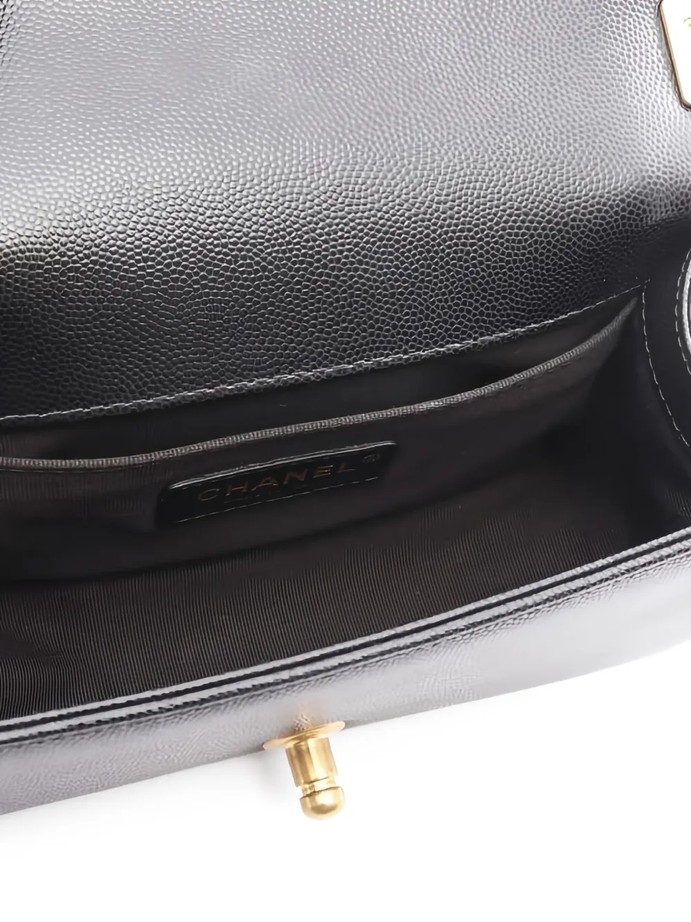 CHANEL Pre-Owned 2021 Boy Chanel schoudertas Zwart