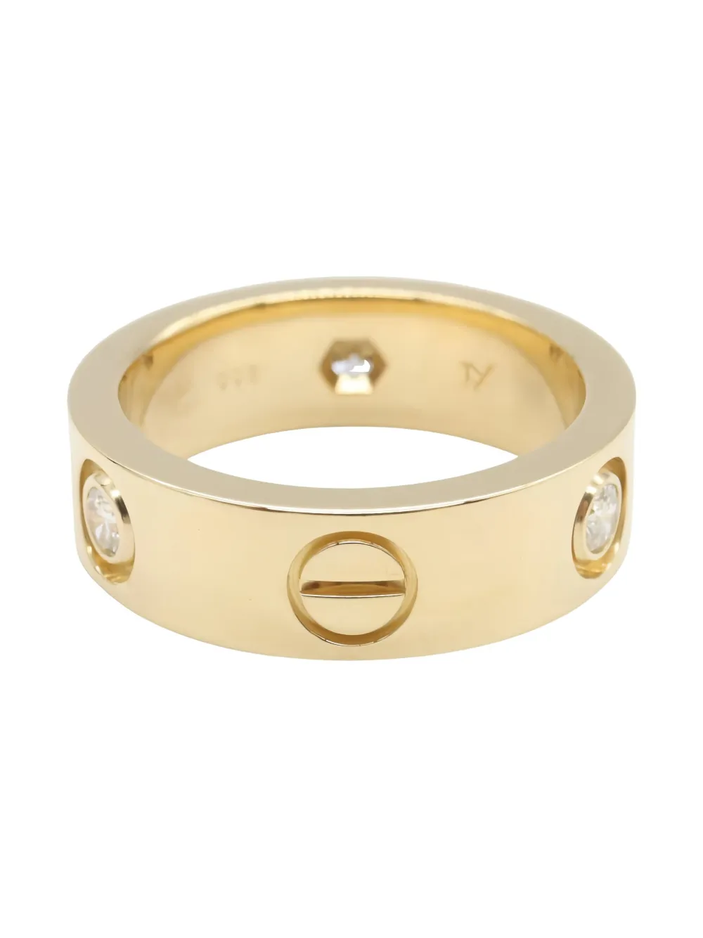 CARTIER Pre-owned 2010s 18k Yellow Gold Love Diamond Ring