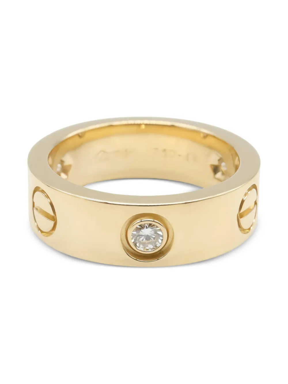 Cartier 2010s ラブ ダイヤモンド リング 18Kイエローゴールド - ゴールドトーン