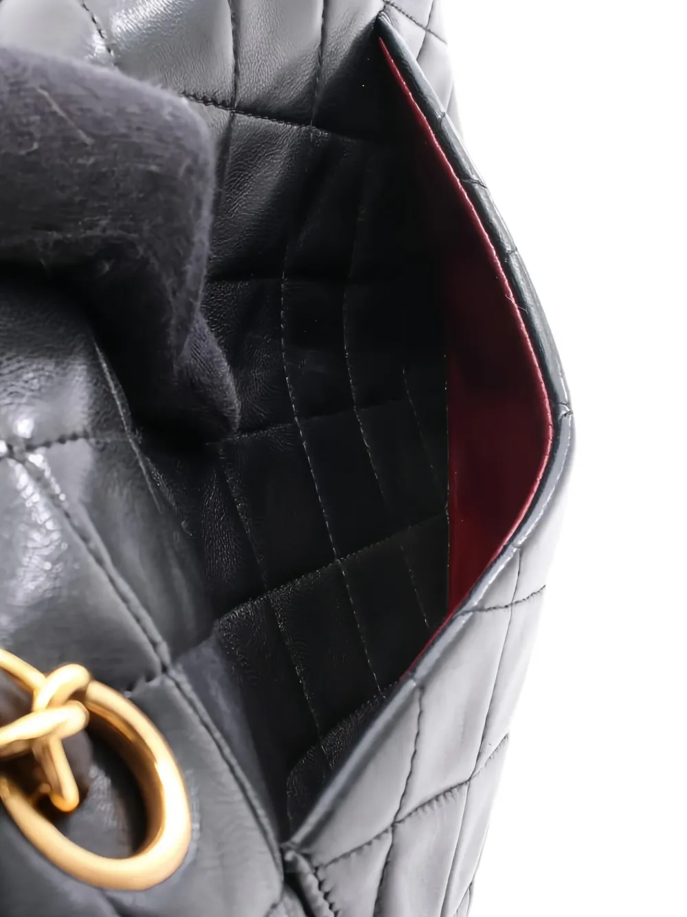 Pre-owned Chanel 1994~1996 Matelasse Flap Chain Shoulder Bag In Black