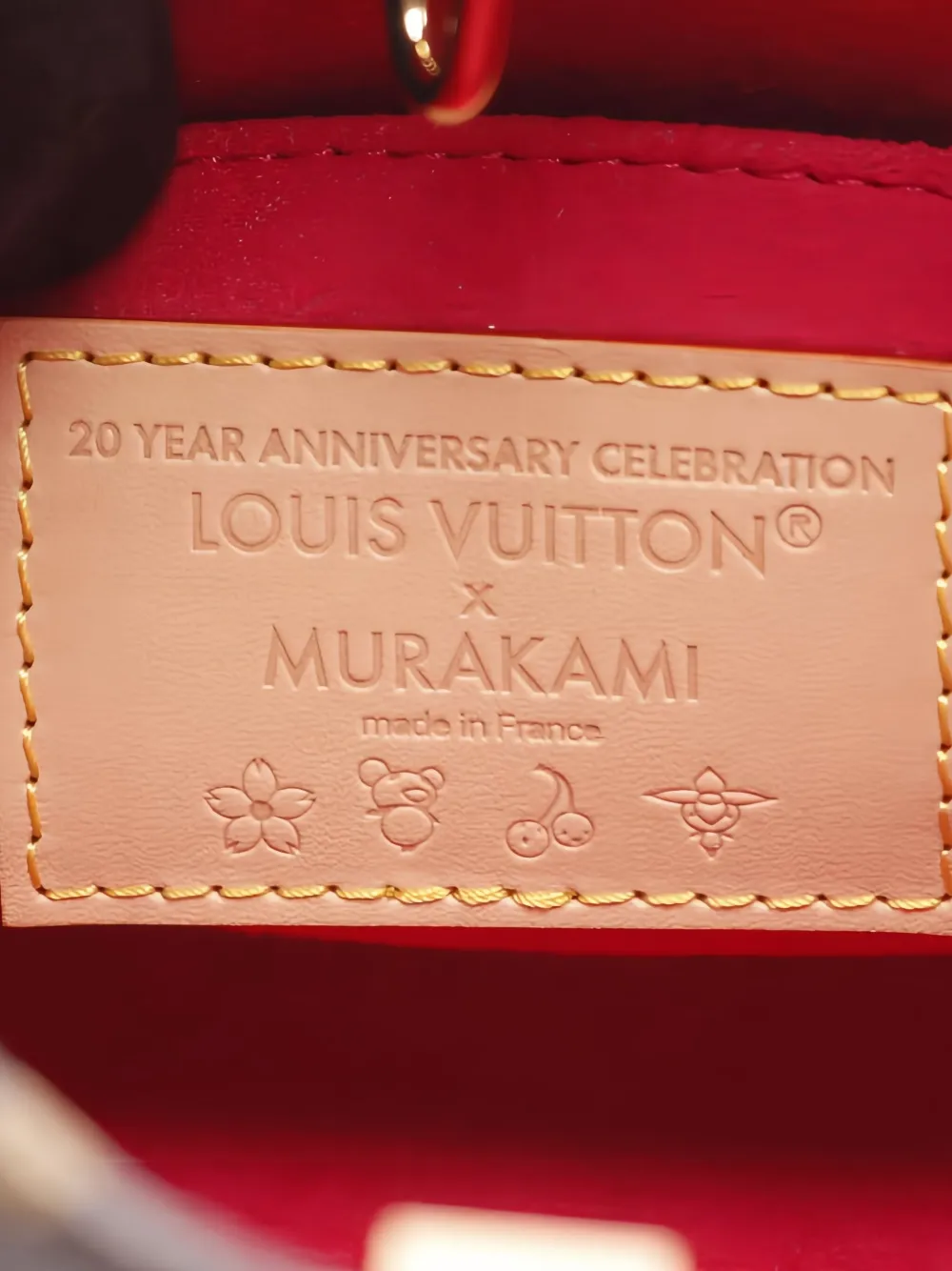 Pre-owned Louis Vuitton X Takashi Murakami 2010s On The Go Bb Tote Bag In Brown