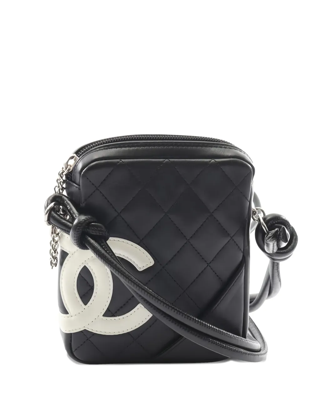 CHANEL Pre-Owned 2003-2004 small Cambon Line shoulder bag - ブラック