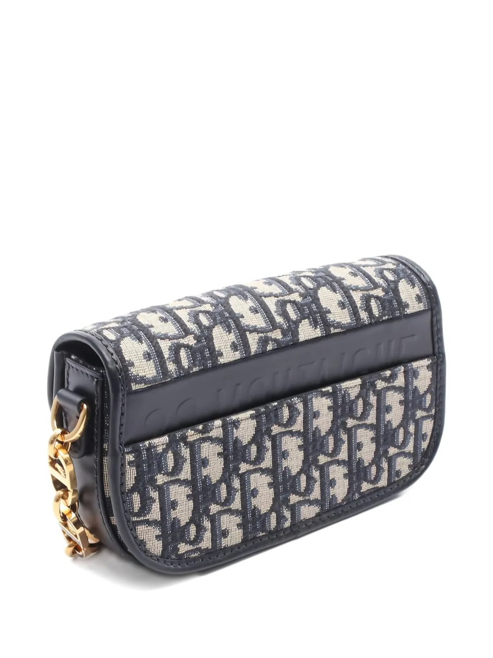 Pre-owned Dior 2010s Small 30 Montaigne Avenue Shoulder Bag In Blue