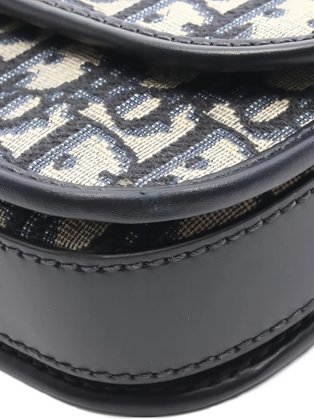 Pre-owned Dior 2010s Small 30 Montaigne Avenue Shoulder Bag In Blue