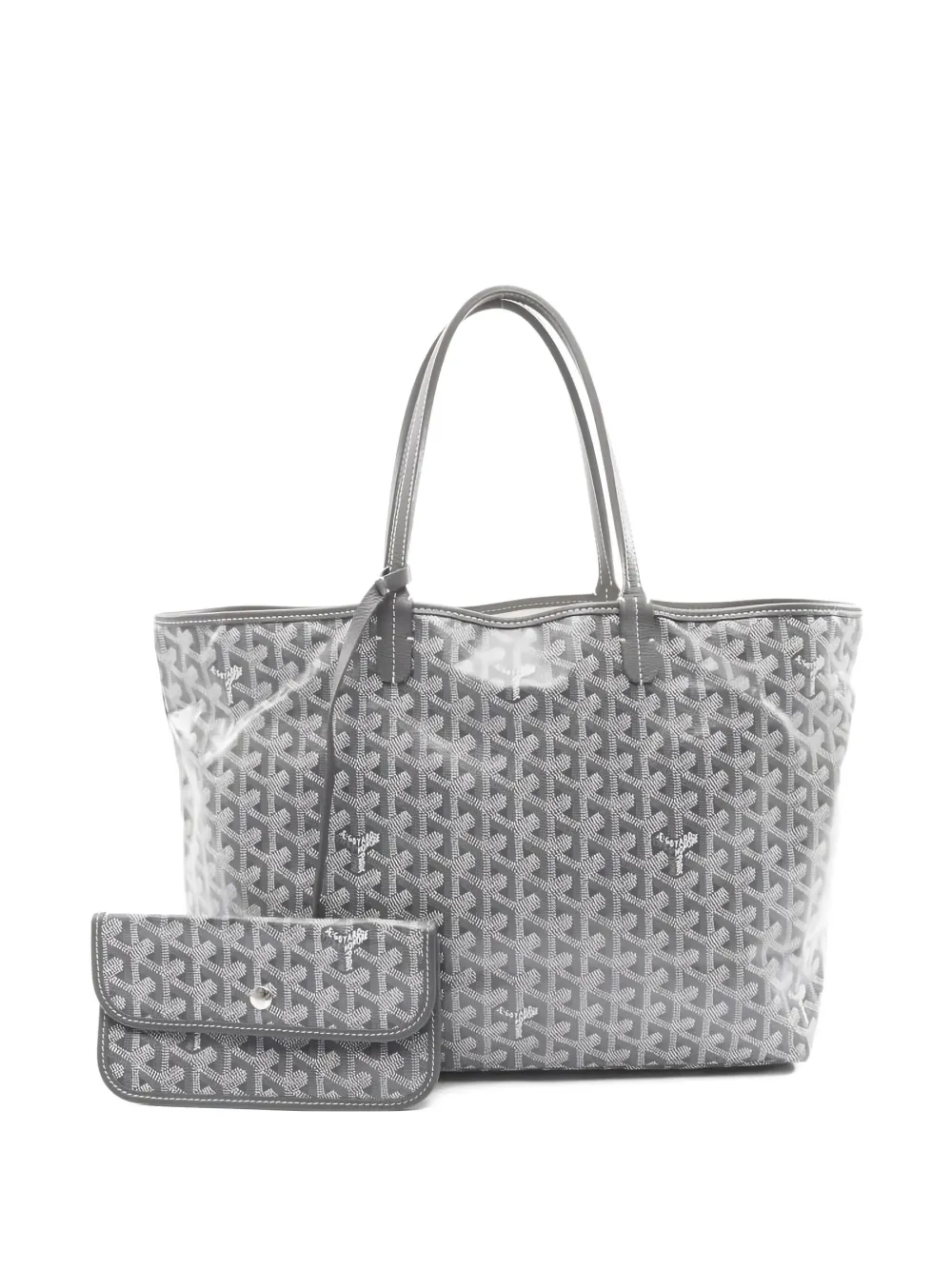 Goyard Pre-Owned 2010s Sanlouis PM handbag - グレー Goyard Pre-Owned 2010s Sanlouis PM handbag - グレー