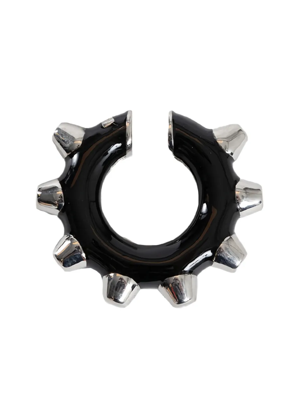 Jil Sander silver ear cuff - Nero