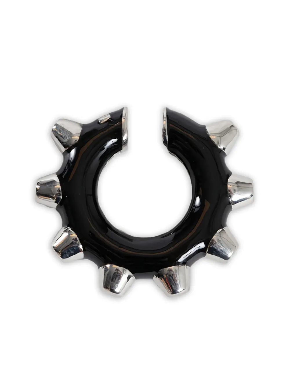 Jil Sander silver ear cuff - Nero