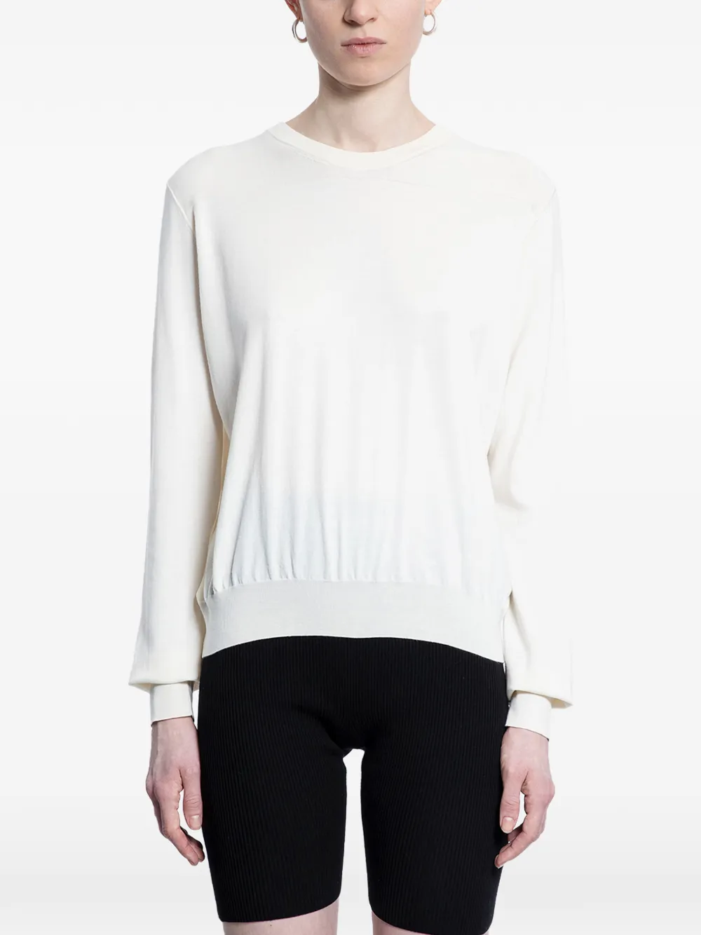 Jil Sander cotton sweater - Bianco