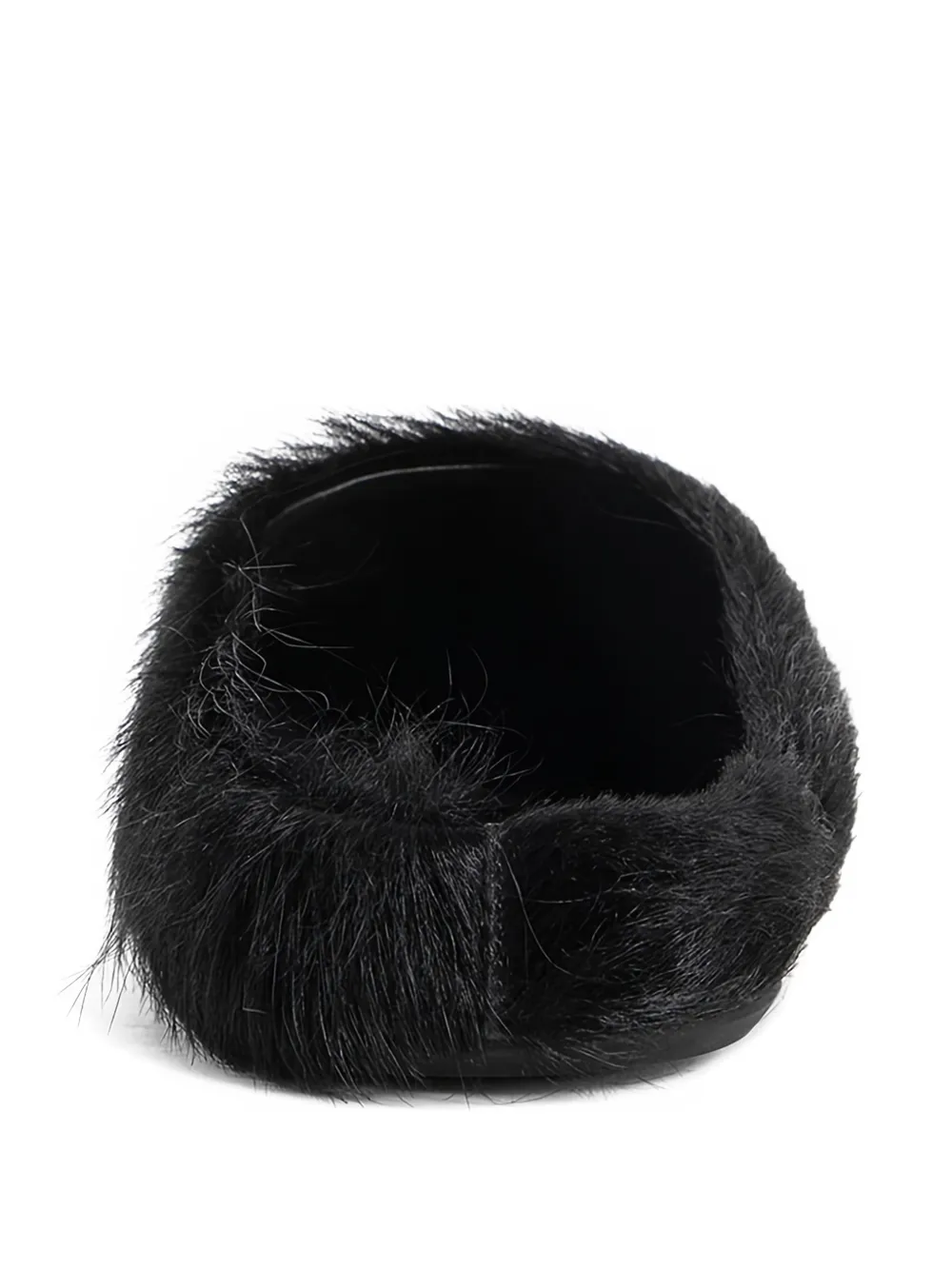 Marni Fussbett kalfsleren sabot Zwart