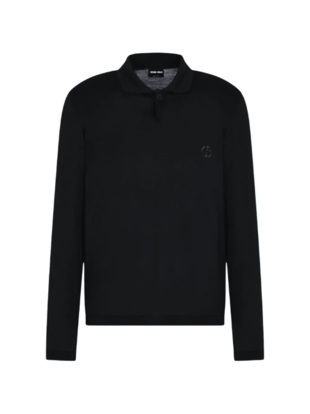Giorgio Armani logo polo shirt - Nero